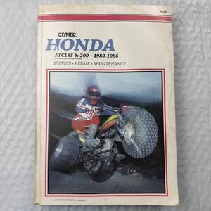 Clymer Honda ATC185 and 200 • 1980-1986 Service • Repair • Maintenance Fifth Atv